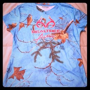 Realtree Women Large Dri Fit Workout Top